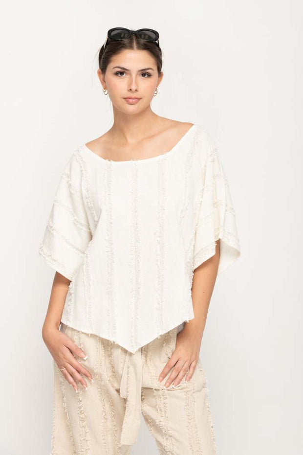 Miss Nikky Linen Top FN134 3201