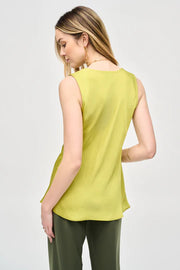 Joseph Ribkoff Wasabi Ruched Top 243125