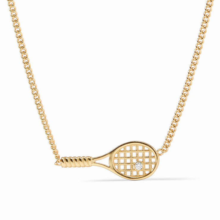 Julie Vos Tennis Delicate Racquet Necklace