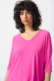 Joseph Ribkoff Pink Short Sleeve Blouse 241044