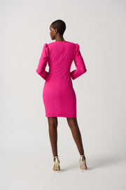 Joseph Ribkoff Hot Pink Dress 234025