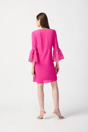 Joseph Ribkoff Pink Lace Dress 241252