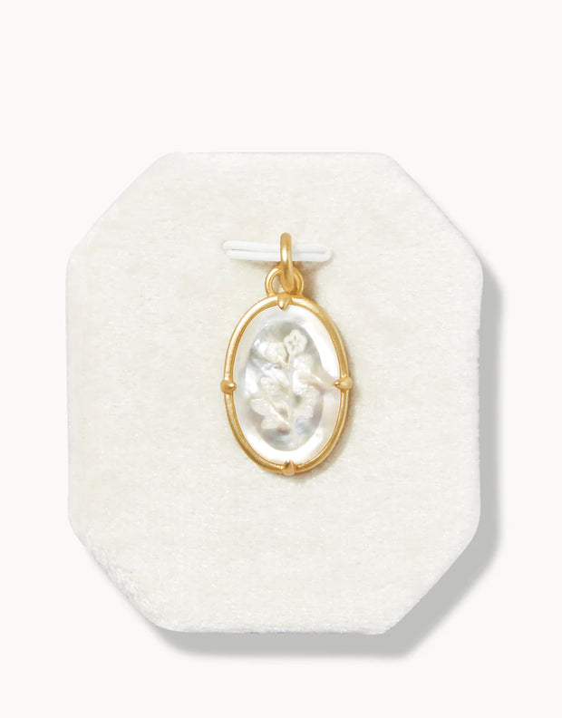 Spartina Forget Me Not Mother of Pearl Charm