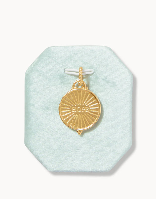 Spartina Hope Butterfly White Opal Charm