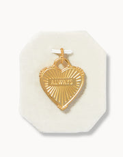 Spartina Always Heart Mother Of Pearl Charm