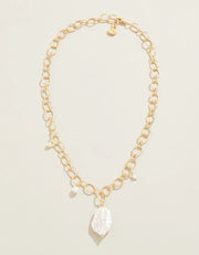 Spartina Orla Round Mother of Pearl Necklace