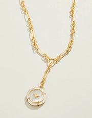 Spartina Orla Round Mother of Pearl Necklace