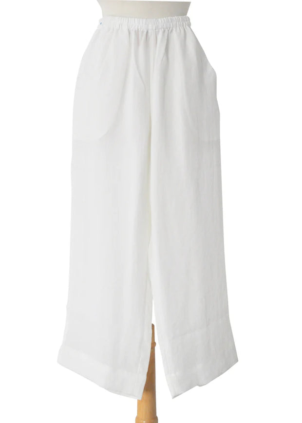 Classic Crop Pant White