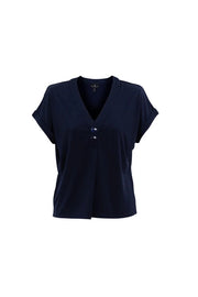 Marble 7386 Navy Top Roll Sleeve