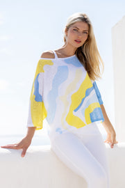 Marble 7367 Top With Tank Blue/Yellow