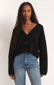 Z Supply Estelle Cardigan Black