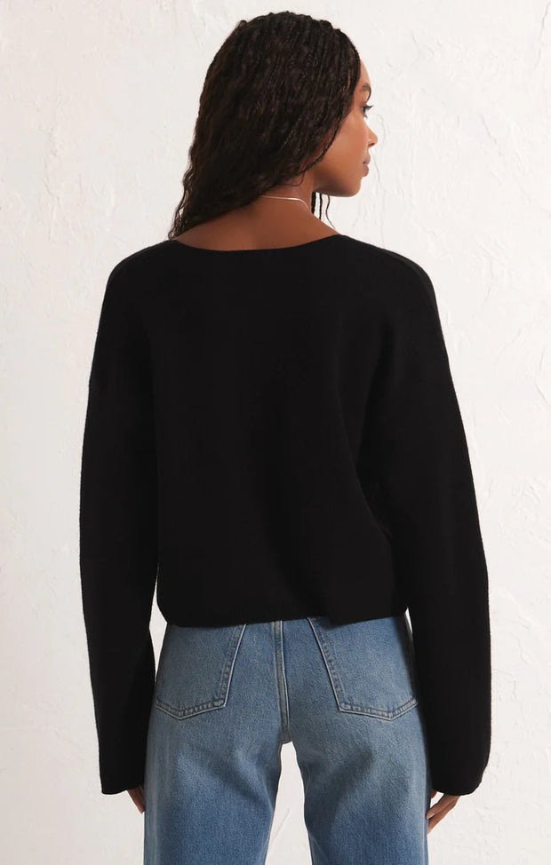 Z Supply Estelle Cardigan Black