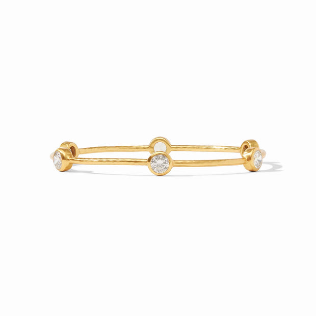 Julie Vos Milano Bangle Gold Cubic Zirconia