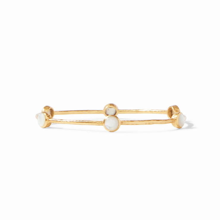 Julie Vos Milano Bangle Gold Mother of Pearl