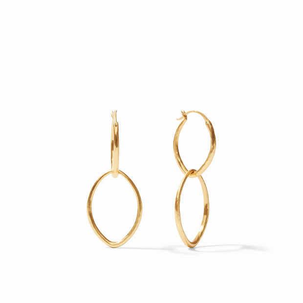 Julie Vos Fleur-de-Lis 2-in-1 Earring Gold ER670G00