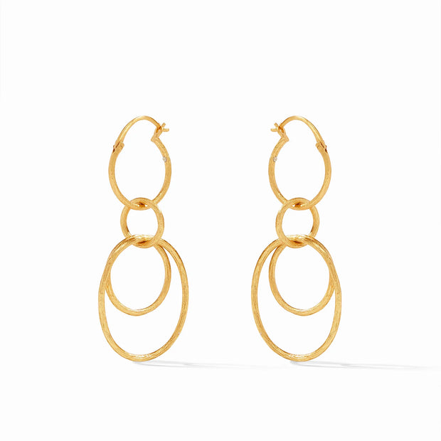 Julie Vos Simone 3-in-1 Earring Gold