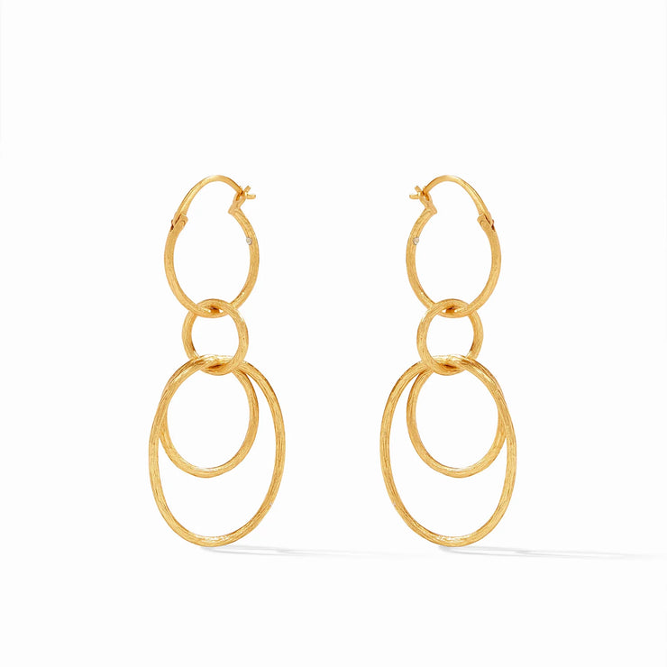 Julie Vos Simone 3-in-1 Earring Gold