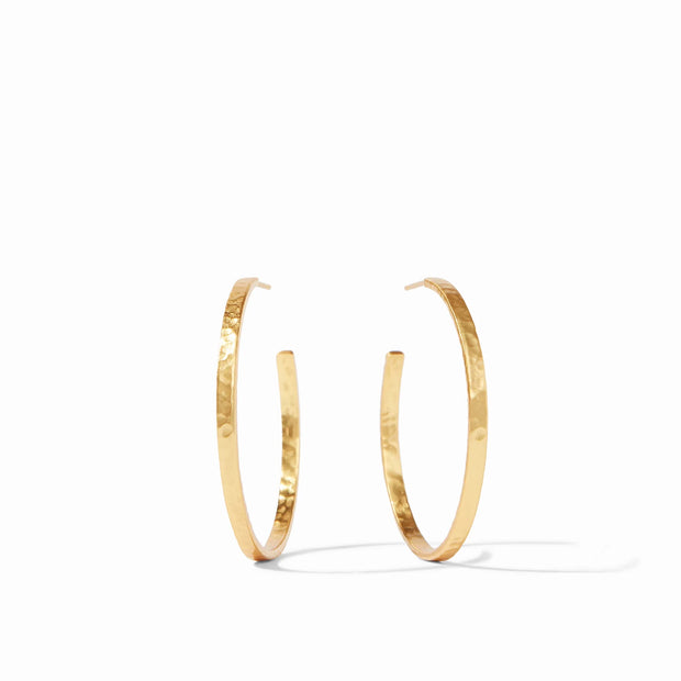 Julie Vos Crescent Hoop Gold Medium