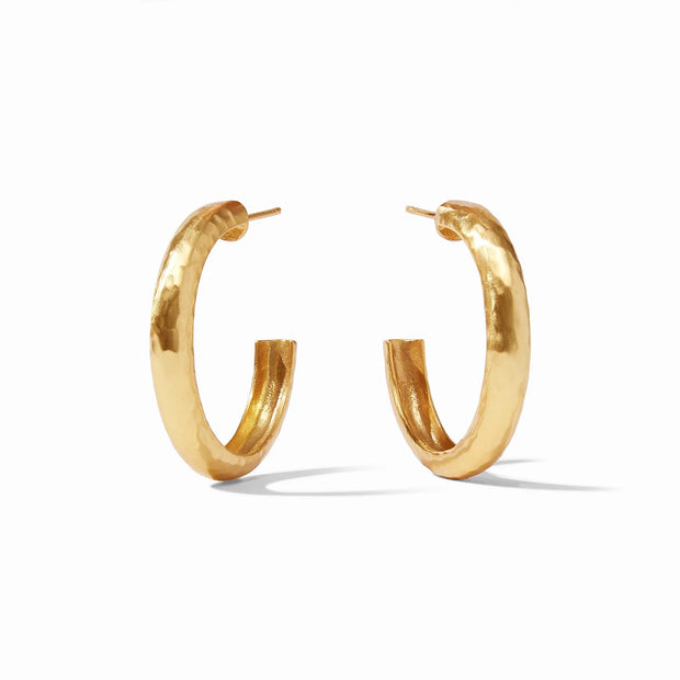 Julie Vos Havana Hoop Gold Medium