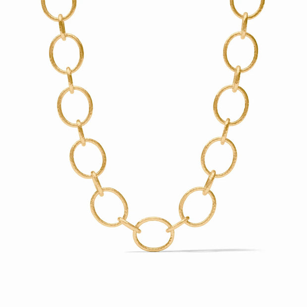 Julie Vos Catalina Light Link Necklace Gold