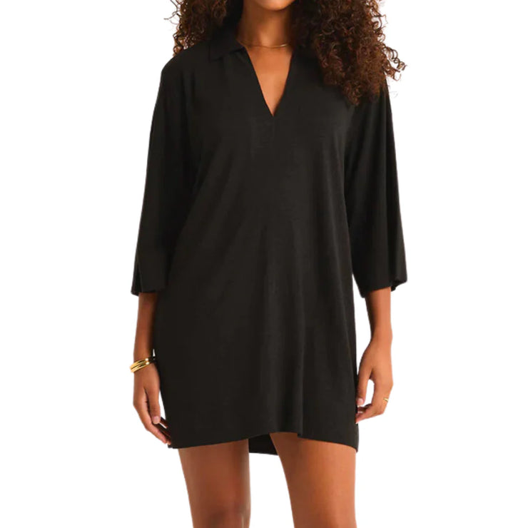 Z Supply Mallory Slub Cover Up Black