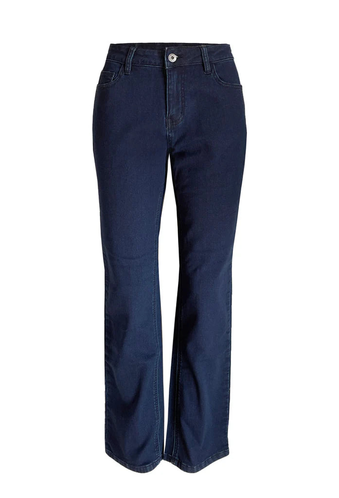 Ethyl Zipper Blue Jean