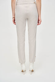 Joseph Ribkoff Off White Gold Houndstooth Pant 243180