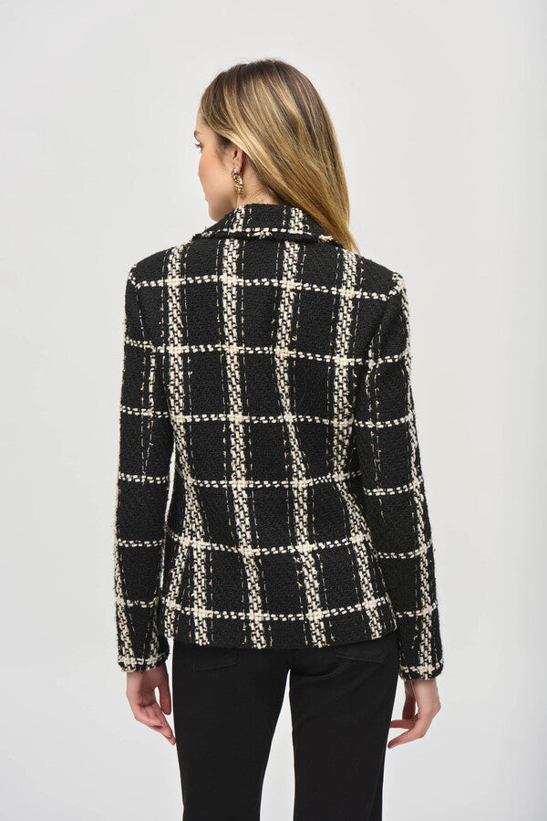 Joseph Ribkoff Black White Gold Blazer 243960