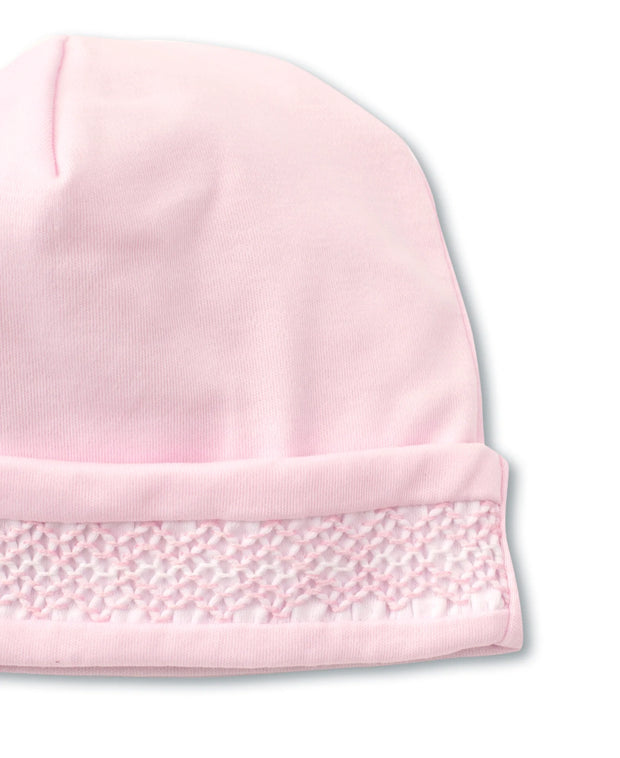 Kissy Kissy Pink Smocked Hat