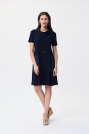 Navy JR Dress With Pockets 231141