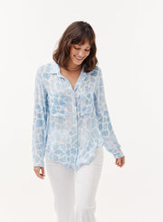 Bella Dahl Blue Stone Hipster Shirt