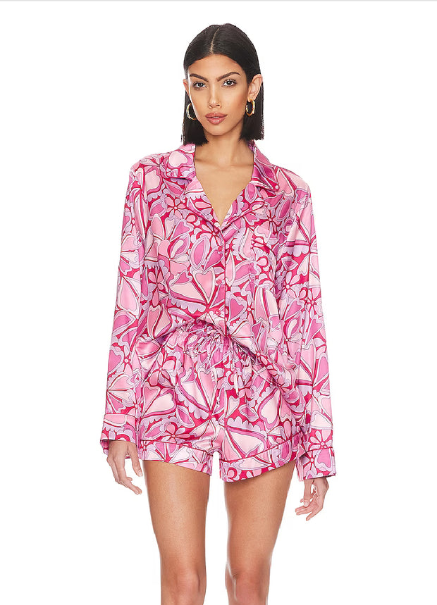 Mumu Favorite PJ Pink Candy Hearts Set