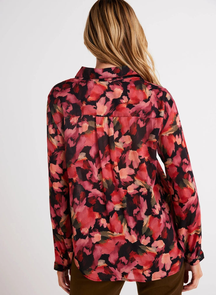 Bella Dahl Autumn Bloom Print Hipster Shirt