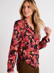 Bella Dahl Autumn Bloom Print Hipster Shirt