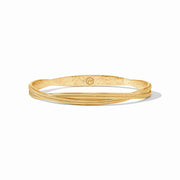 Julie Vos Cheval Twist Bangle Gold Small