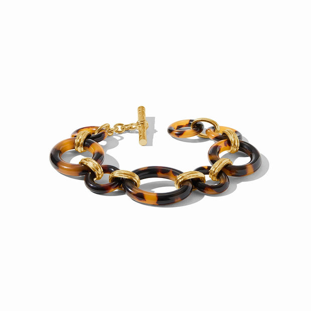 Julie Vos Madison Link Bracelet Gold & Acrylic