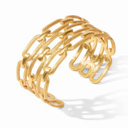 Julie Vos Cheval Paperclip Cuff Gold O/S