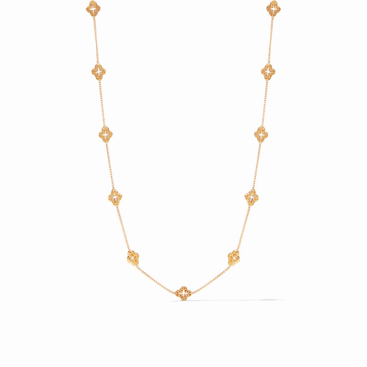 Julie Vos Florentine Demi Delicate Station Necklace Gold