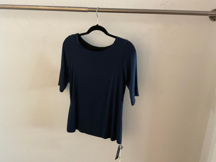 FC Nally & Millie Reversible Viscose Top Navy