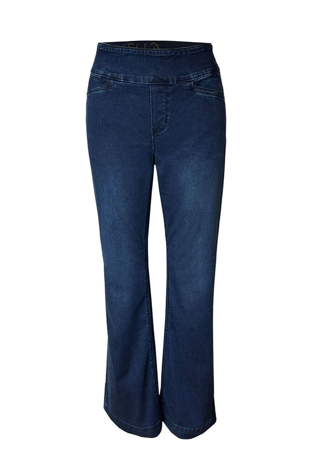 Ethyl Blue Boot Cut Pull On Jean