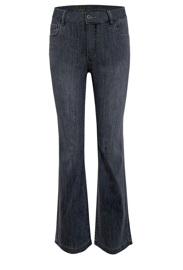 Ethyl Grey Denim Boot Cut Jean