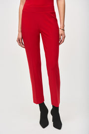 Joseph Ribkoff Red Back Slit Pant 143105