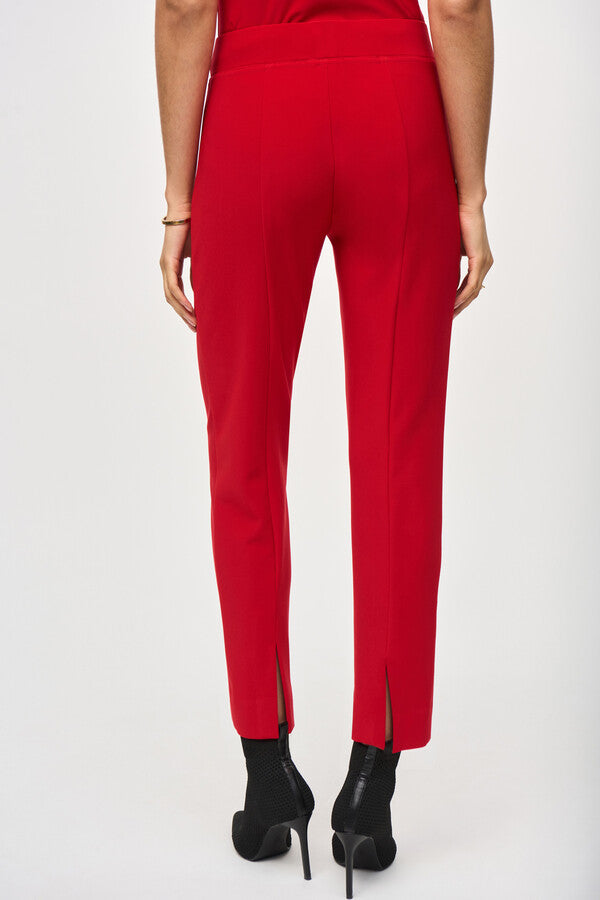 Joseph Ribkoff Red Back Slit Pant 143105