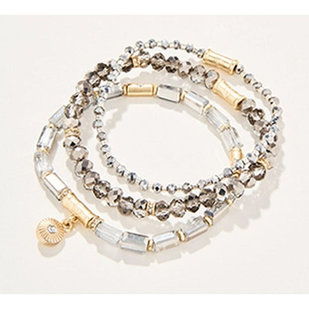 Sparkle Stretch Bracelet Silver