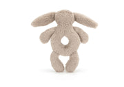 Bashful Beige Bunny Rattle