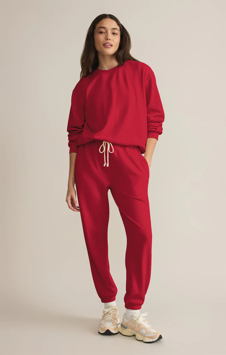 【DISCERNMENT】Double-Sided Wide Fit Stand Jogger PT Raising Women's Dart Logoed Jogger | TYR