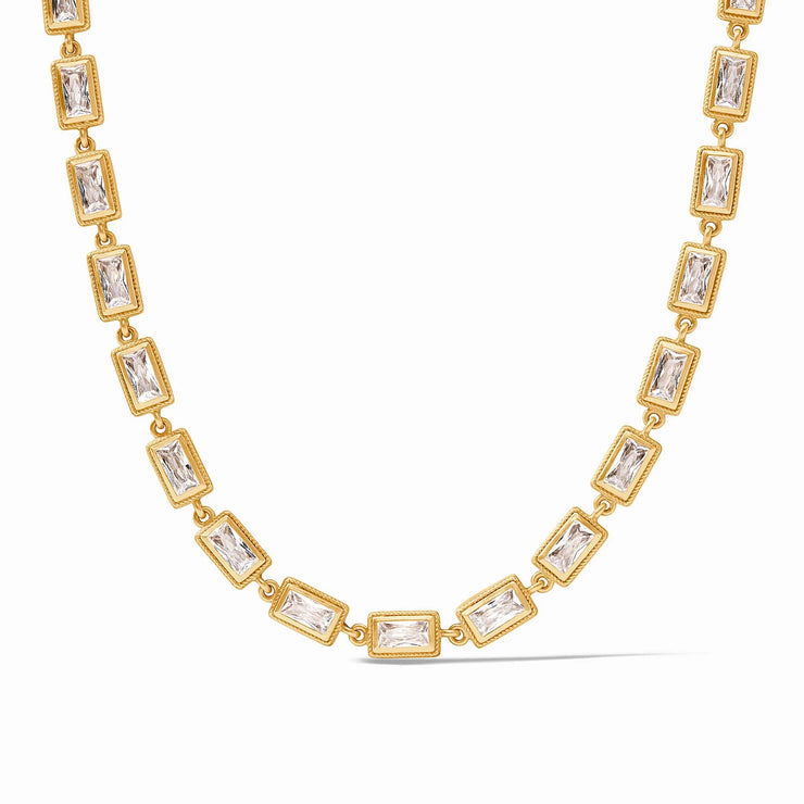 Julie Vos Baguette Tennis Necklace N459GCZ00