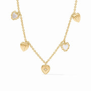 Julie Vos Heart Delicate Charm Necklace N534GMPL00