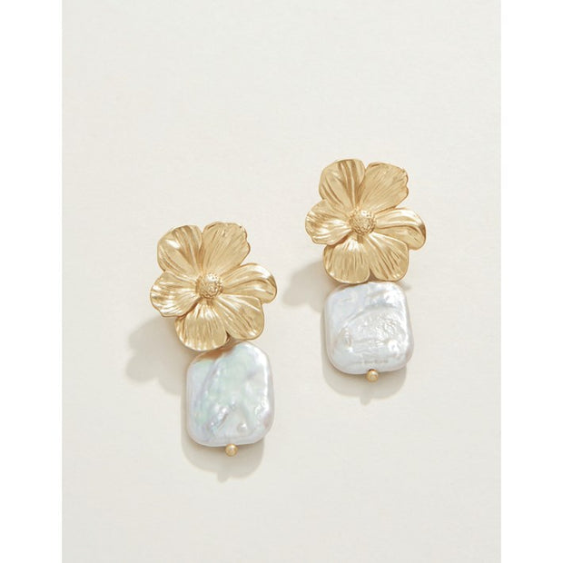 Spartina Windflower Pearl Earrings Pearl 980982