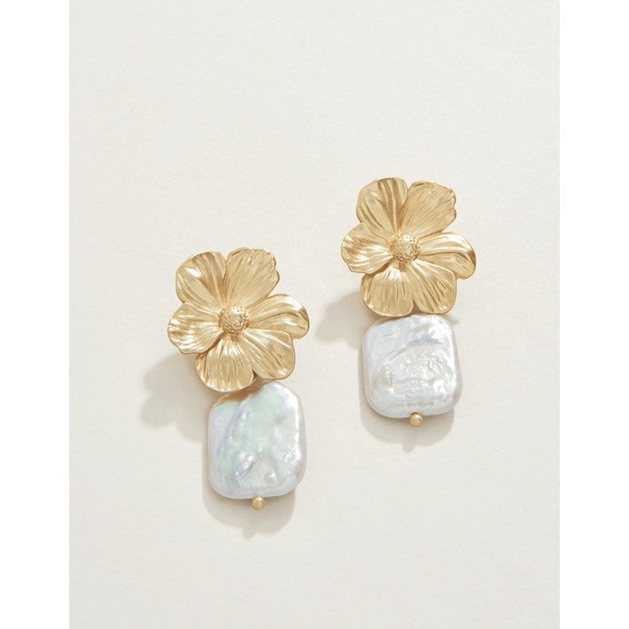 Spartina Windflower Pearl Earrings Pearl 980982